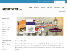 Tablet Screenshot of groupspice.com